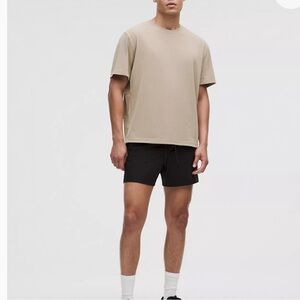 Lululemon Men’s Training Short-Sleeve Relaxed Fit Shirt In Sheer Oak Size XL